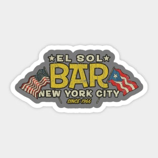 El Sol Bar 1966 Sticker